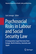 Cover: Psychosocial Risks in Labour and Social Security Law - Springer