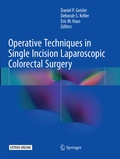 Cover: Operative Techniques in Single Incision Laparoscopic Colorectal Surgery - Springer