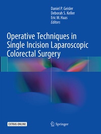 Enlarge image Cover: Operative Techniques in Single Incision Laparoscopic Colorectal Surgery - Springer