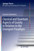 Cover: Classical and Quantum Aspects of Gravity in Relation to the Emergent Paradigm - Springer