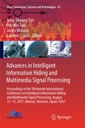 Cover: Advances in Intelligent Information Hiding and Multimedia Signal Processing - Springer