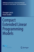 Cover: Compact Extended Linear Programming Models - Springer