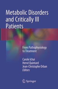 Bild: Metabolic Disorders and Critically Ill Patients - Springer