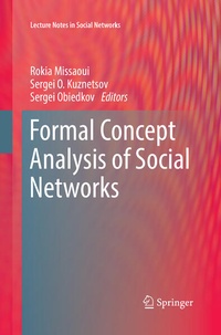 Enlarge image Cover: Formal Concept Analysis of Social Networks - Springer