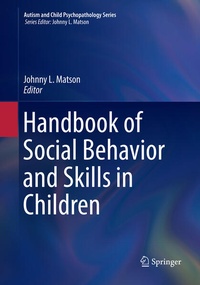 Enlarge image Cover: Handbook of Social Behavior and Skills in Children - Springer