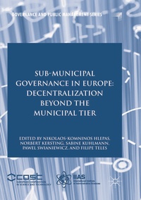 Bild: Sub-Municipal Governance in Europe - Palgrave Macmillan