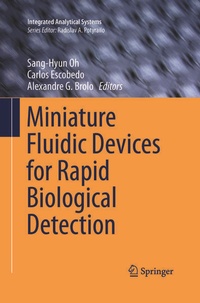 Enlarge image Cover: Miniature Fluidic Devices for Rapid Biological Detection - Springer