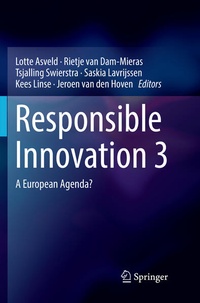 Enlarge image Cover: Responsible Innovation 3 - Springer