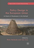 Cover: Policy Design in the European Union - Palgrave Macmillan