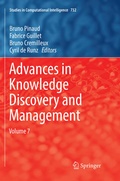 Cover: Advances in Knowledge Discovery and Management - Springer