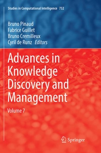 Enlarge image Cover: Advances in Knowledge Discovery and Management - Springer