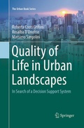 Cover: Quality of Life in Urban Landscapes - Springer