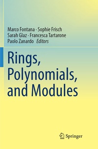Abbildung von: Rings, Polynomials, and Modules - Springer