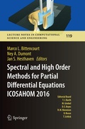 Cover: Spectral and High Order Methods for Partial Differential Equations ICOSAHOM 2016 - Springer