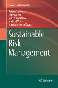 Enlarge image Cover: Sustainable Risk Management - Springer