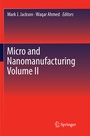 Cover: Micro and Nanomanufacturing Volume II - Springer