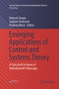 Cover: Emerging Applications of Control and Systems Theory - Springer