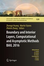 Cover: Boundary and Interior Layers, Computational and Asymptotic Methods BAIL 2016 - Springer