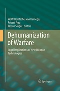 Cover: Dehumanization of Warfare - Springer