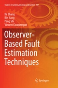 Cover: Observer-Based Fault Estimation Techniques - Springer