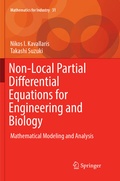 Cover: Non-Local Partial Differential Equations for Engineering and Biology - Springer