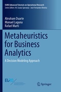 Cover: Metaheuristics for Business Analytics - Springer