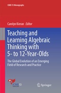 Cover: Teaching and Learning Algebraic Thinking with 5- to 12-Year-Olds - Springer
