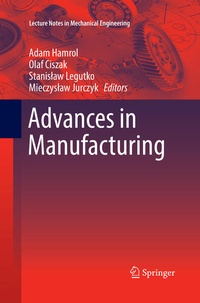Enlarge image Cover: Advances in Manufacturing - Springer