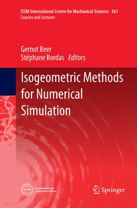 Enlarge image Cover: Isogeometric Methods for Numerical Simulation - Springer