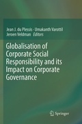Cover: Globalisation of Corporate Social Responsibility and its Impact on Corporate Governance - Springer
