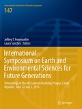 Cover: International Symposium on Earth and Environmental Sciences for Future Generations - Springer