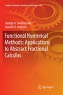 Cover: Functional Numerical Methods: Applications to Abstract Fractional Calculus - Springer
