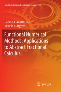 Enlarge image Cover: Functional Numerical Methods: Applications to Abstract Fractional Calculus - Springer