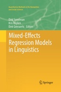 Cover: Mixed-Effects Regression Models in Linguistics - Springer