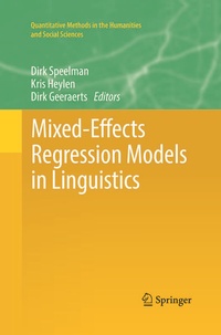 Enlarge image Cover: Mixed-Effects Regression Models in Linguistics - Springer