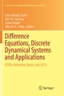Cover: Difference Equations, Discrete Dynamical Systems and Applications - Springer