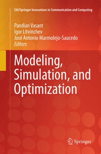 Enlarge image Cover: Modeling, Simulation, and Optimization - Springer