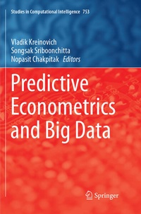 Enlarge image Cover: Predictive Econometrics and Big Data - Springer