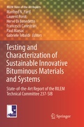 Cover: Testing and Characterization of Sustainable Innovative Bituminous Materials and Systems - Springer