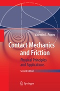 Cover: Contact Mechanics and Friction - Springer