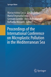 Enlarge image Cover: Proceedings of the International Conference on Microplastic Pollution in the Mediterranean Sea - Springer
