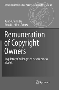 Abbildung von: Remuneration of Copyright Owners - Springer