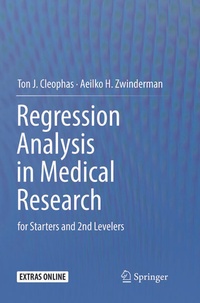 Enlarge image Cover: Regression Analysis in Medical Research - Springer