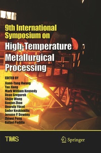 Enlarge image Cover: 9th International Symposium on High-Temperature Metallurgical Processing - Springer