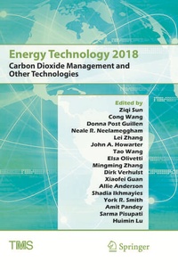 Enlarge image Cover: Energy Technology 2018 - Springer