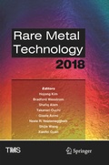 Cover: Rare Metal Technology 2018 - Springer