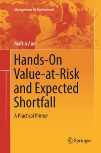 Enlarge image Cover: Hands-On Value-at-Risk and Expected Shortfall - Springer