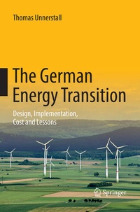 Enlarge image Cover: The German Energy Transition - Springer