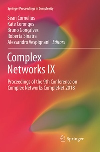 Enlarge image Cover: Complex Networks IX - Springer