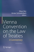 Cover: Vienna Convention on the Law of Treaties - Springer